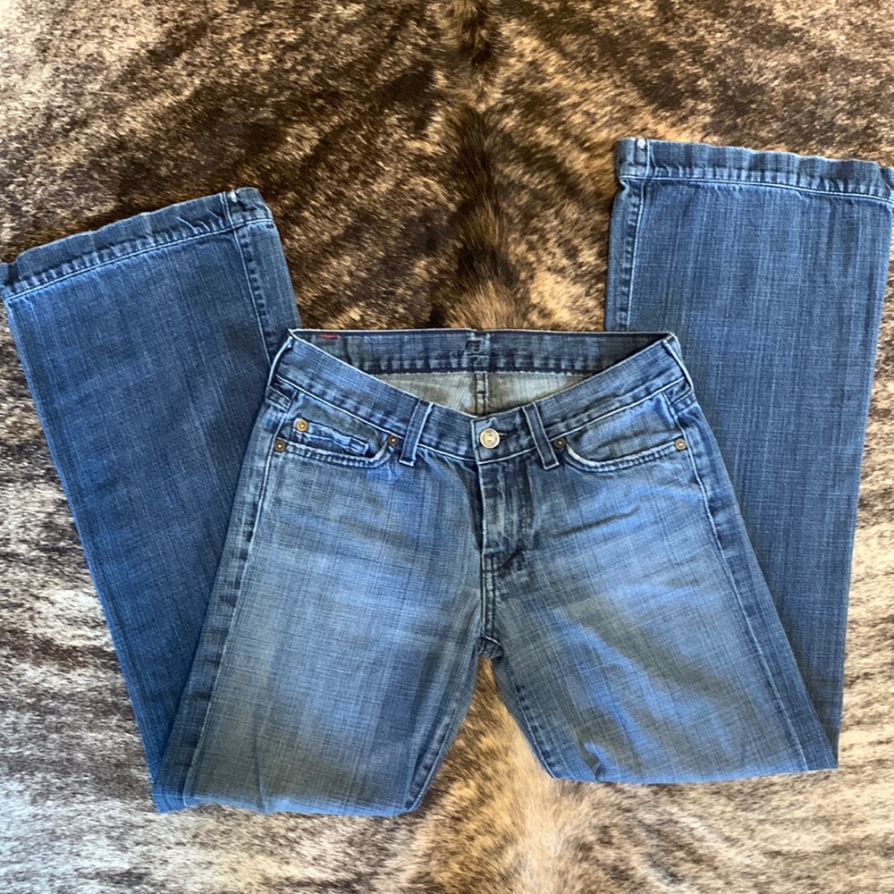 Seven for All Mankind Wide Leg Jeans Size 27